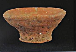 Figure 6 : conical cup with traces of beer - Chania (Creete)